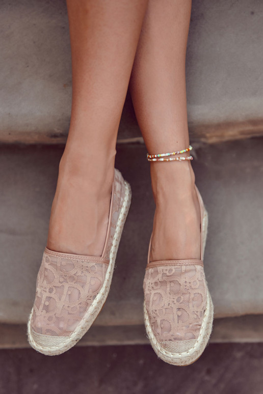 Classic Women's Espadrilles Openwork Nude Catris