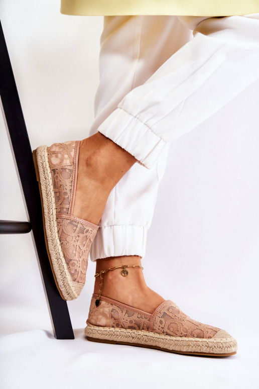 Classic Women's Espadrilles Openwork Nude Catris