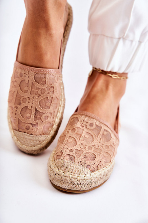 Classic Women's Espadrilles Openwork Nude Catris