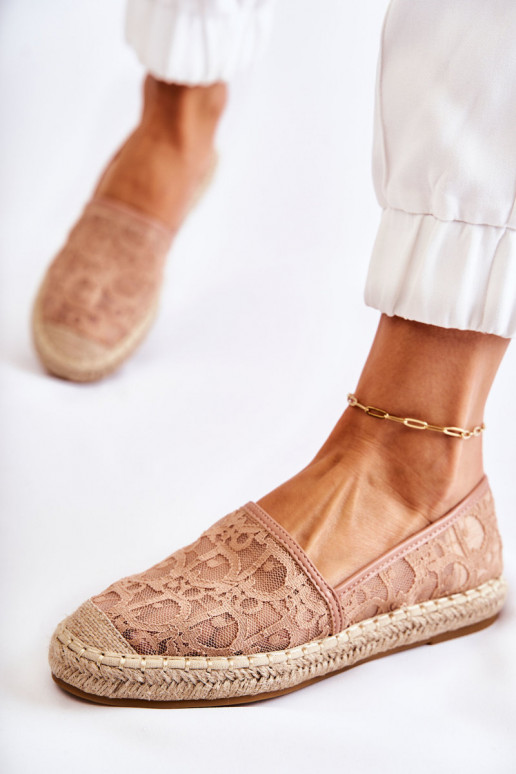 Classic Women's Espadrilles Openwork Nude Catris