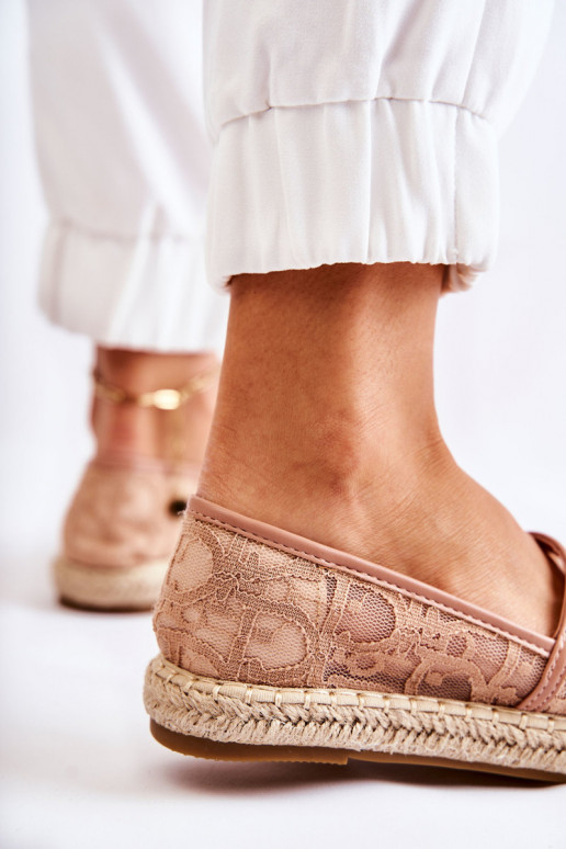Classic Women's Espadrilles Openwork Nude Catris