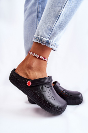 Women's Light Slippers Big Star II275001 Black 2