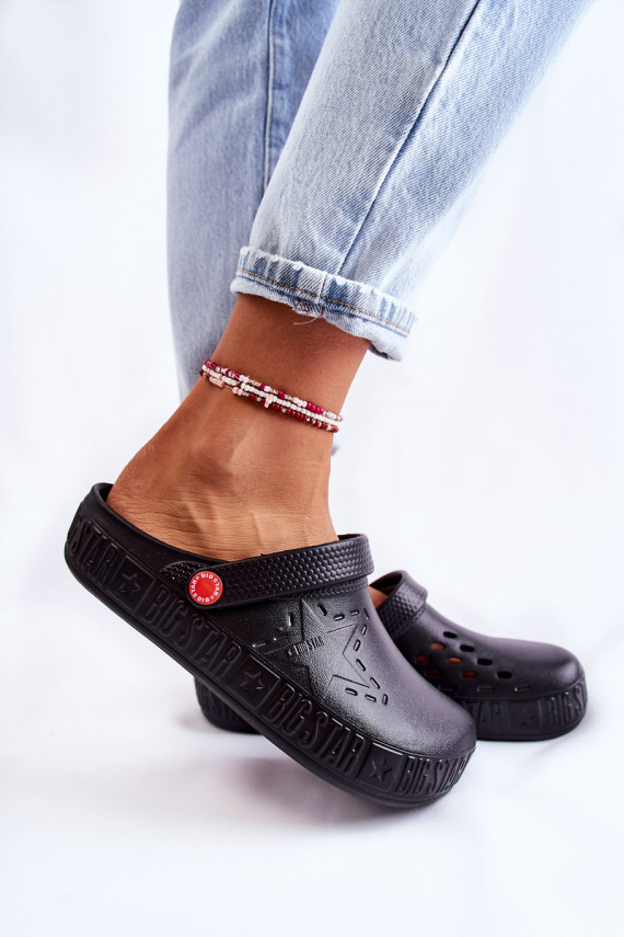 Women's Light Slippers Big Star II275001 Black
