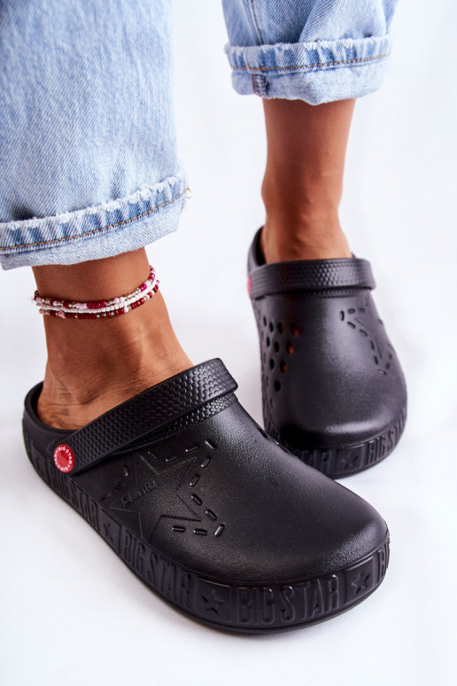 Women's Light Slippers Big Star II275001 Black