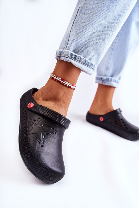 Women's Light Slippers Big Star II275001 Black