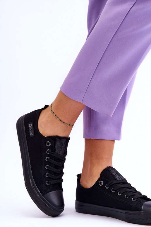 Women's Low Material Sneakers Big Star KK274009 Black