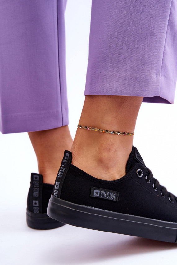 Women's Low Material Sneakers Big Star KK274009 Black