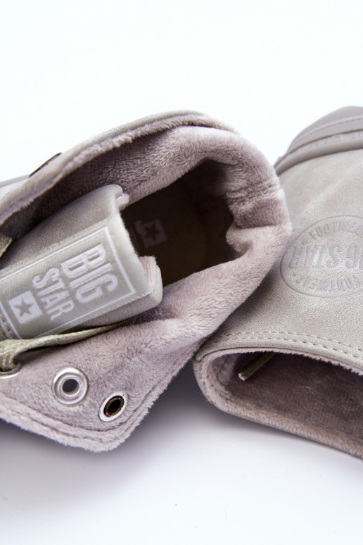 Women's Sneakers Big Star High Warm Grey GG274070