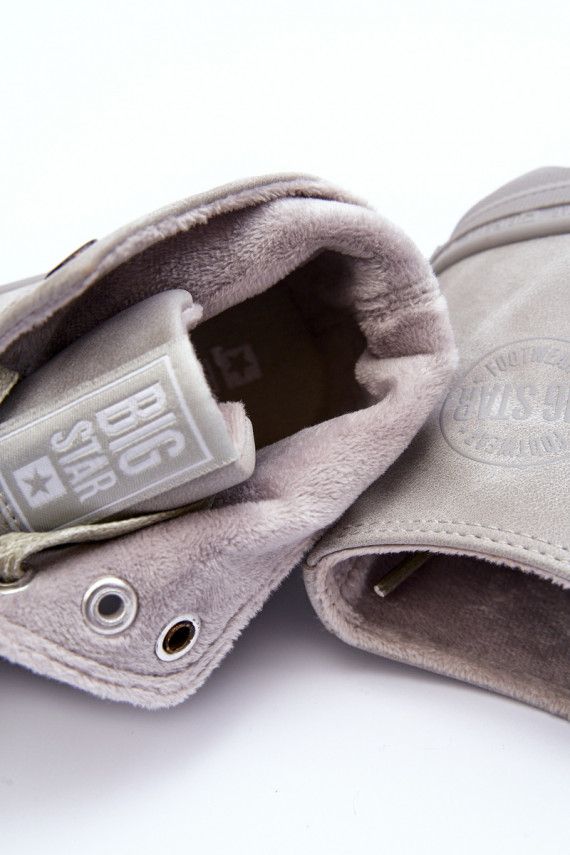 Women's Sneakers Big Star High Warm Grey GG274070