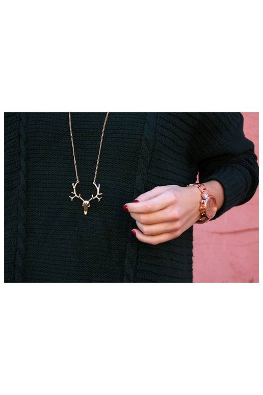 Kaklo papuošalas aukso spalvos  - 8