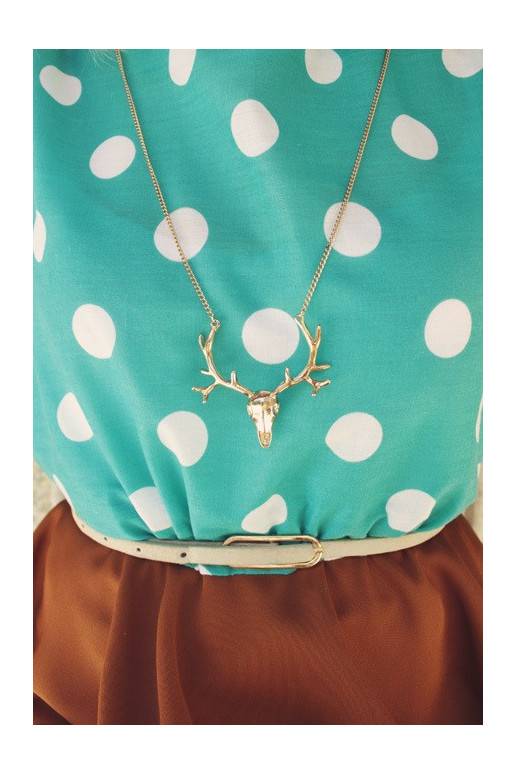 Kaklo papuošalas aukso spalvos  - 3