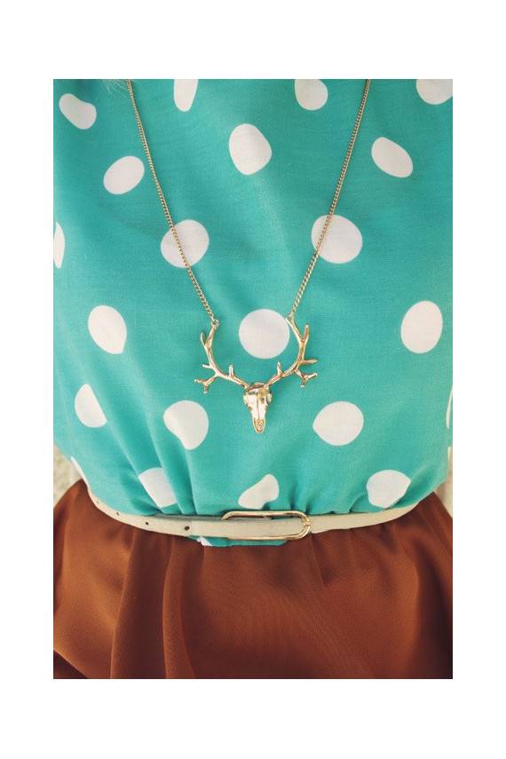 Kaklo papuošalas aukso spalvos  - 3