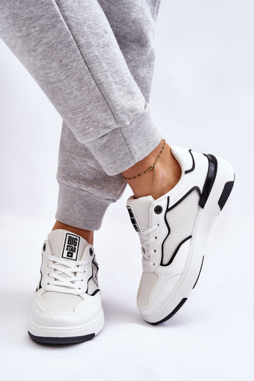 Women's Sports Shoes Big Star LL274440 Black and white