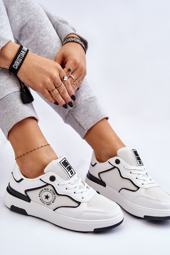 Women's Sports Shoes Big Star LL274440 Black and white