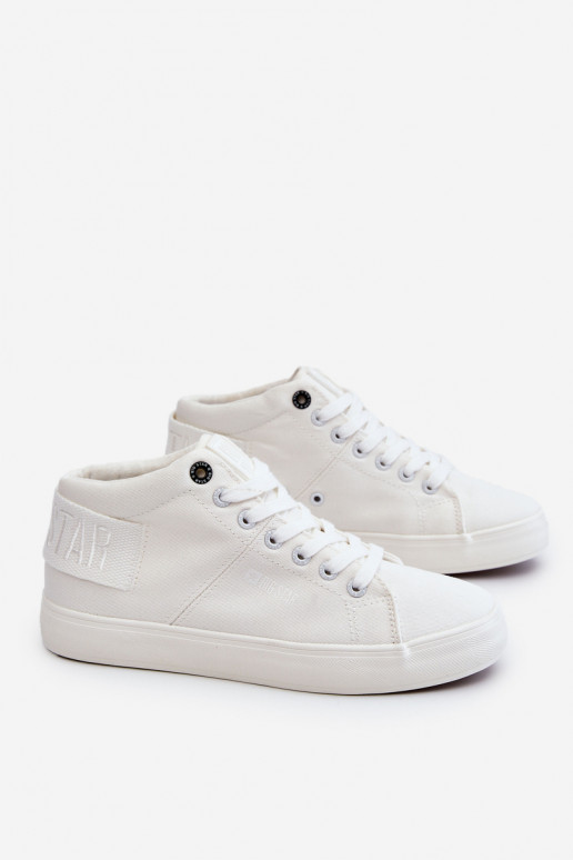 Women's Classic High Top Sneakers Big Star LL274002 White