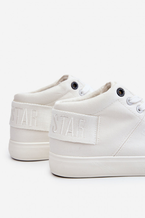 Women's Classic High Top Sneakers Big Star LL274002 White