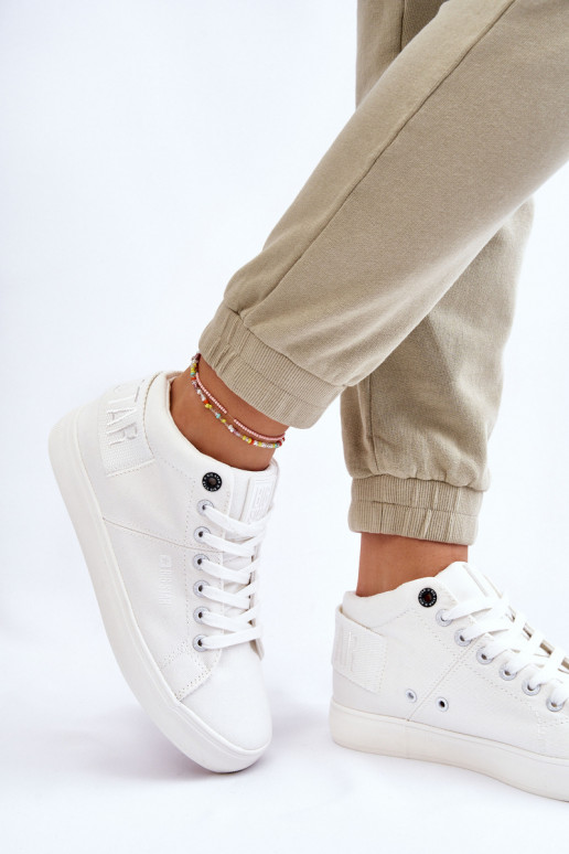 Women's Classic High Top Sneakers Big Star LL274002 White