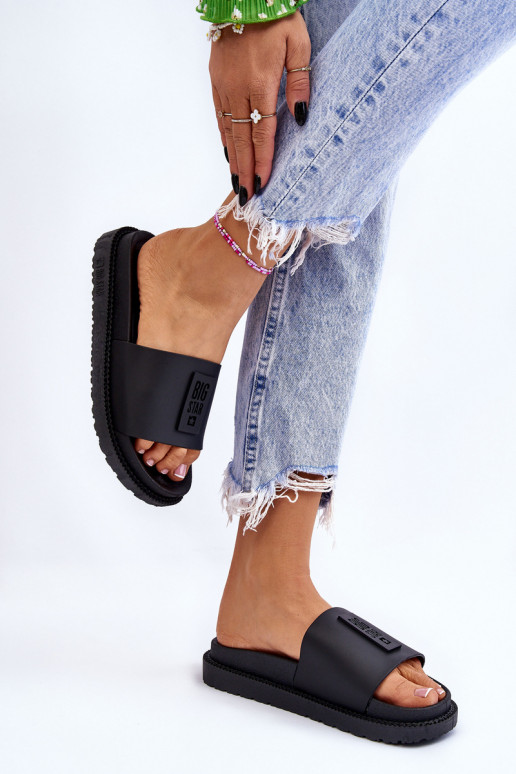 Women's Slippers Big Star LL274429 Black