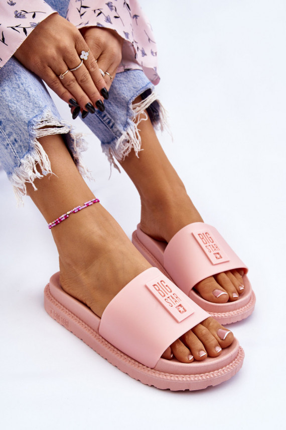 Women's Slippers Big Star LL274425 Light pink