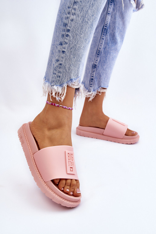 Women's Slippers Big Star LL274425 Light pink