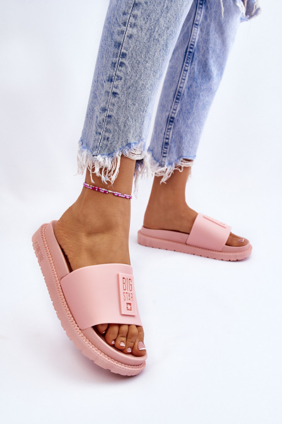 Women's Slippers Big Star LL274425 Light pink