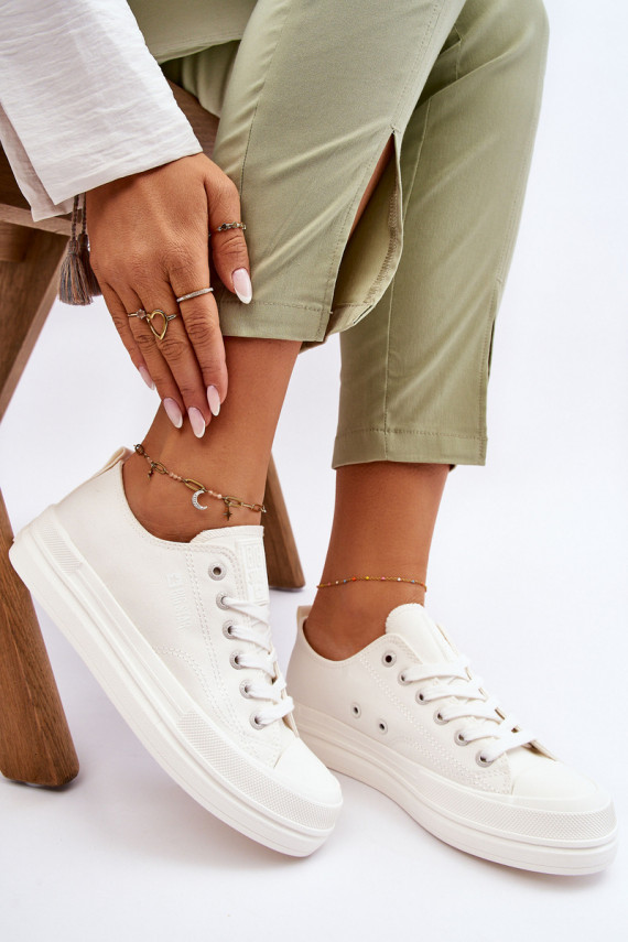 Big Star Low Lace-up Sneakers LL274968 White