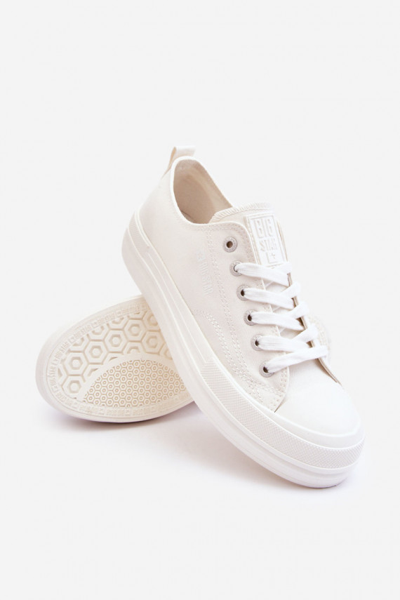 Big Star Low Lace-up Sneakers LL274968 White