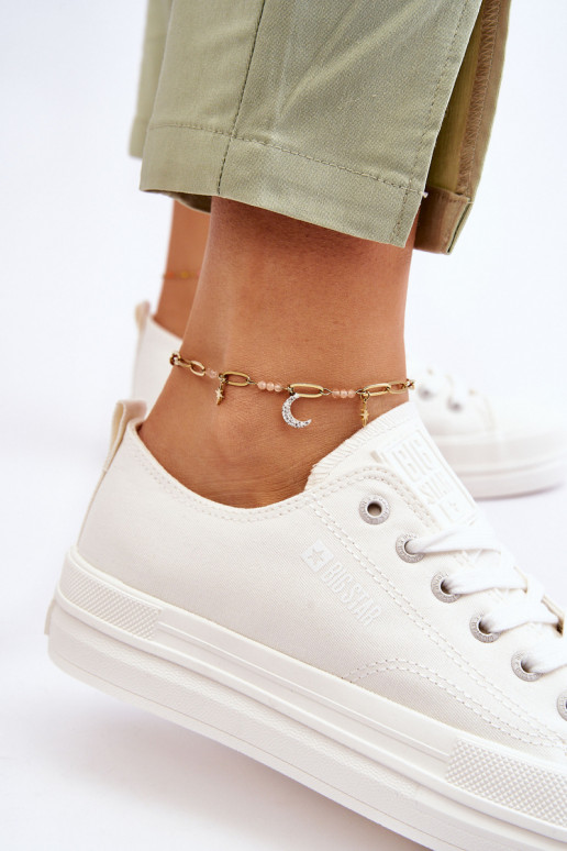Big Star Low Lace-up Sneakers LL274968 White