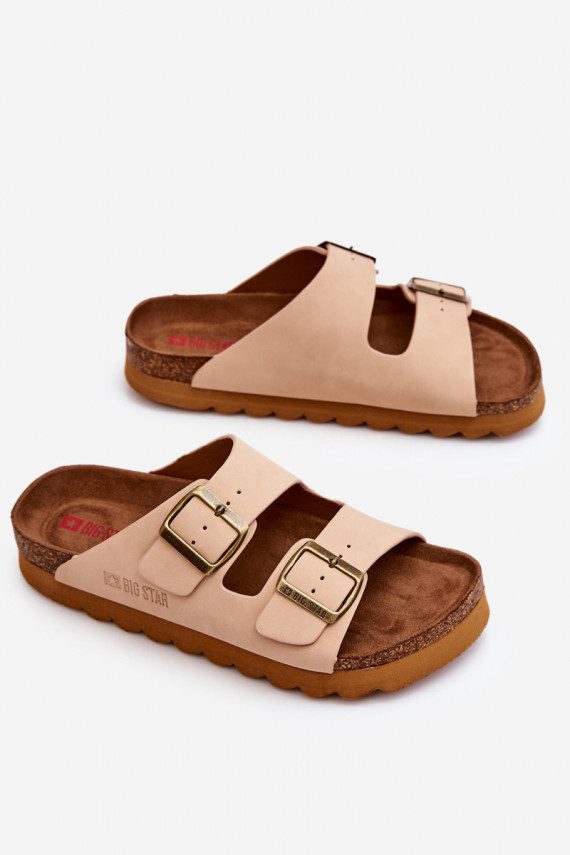 Classic Women's Big Star Slippers LL274478 Beige