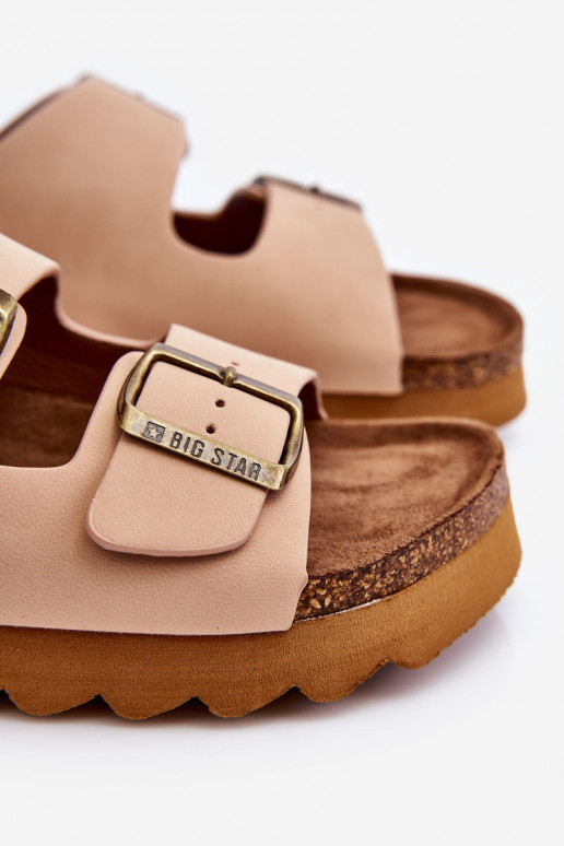 Classic Women's Big Star Slippers LL274478 Beige