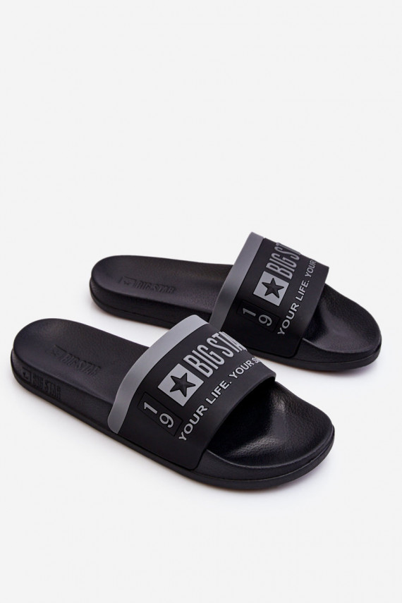 Women's Big Star Light Slippers LL274732 Black