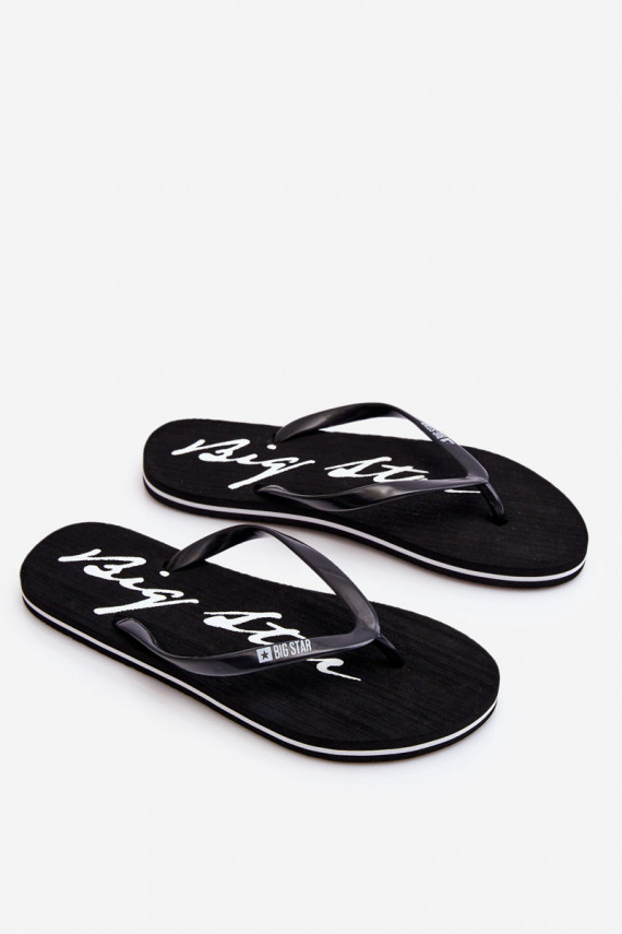 Women's Light Flip Flops Big Star LL274761 Black