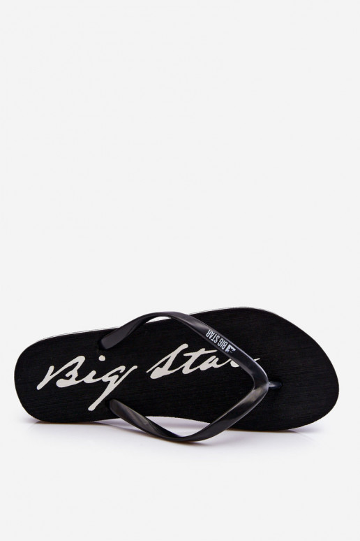 Women's Light Flip Flops Big Star LL274761 Black