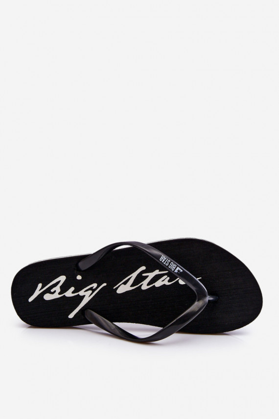 Women's Light Flip Flops Big Star LL274761 Black