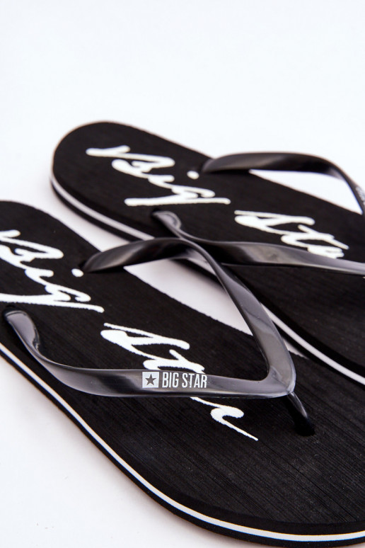 Women's Light Flip Flops Big Star LL274761 Black