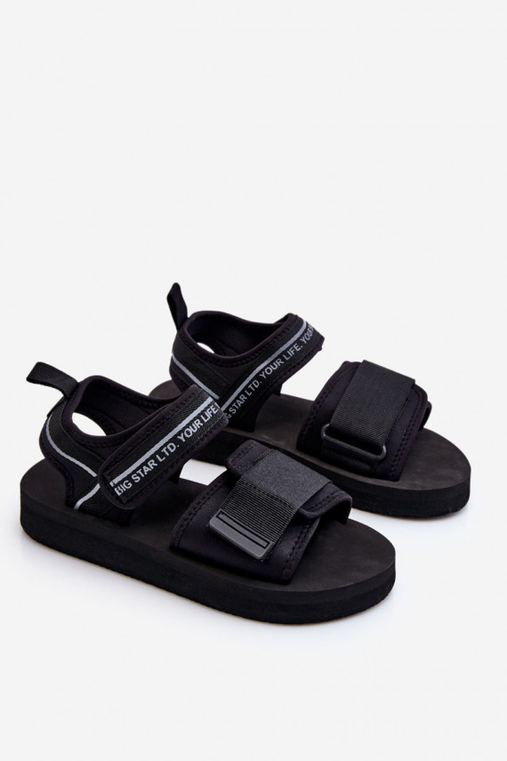 Women's Velcro Sandals Big Star LL274784 Black