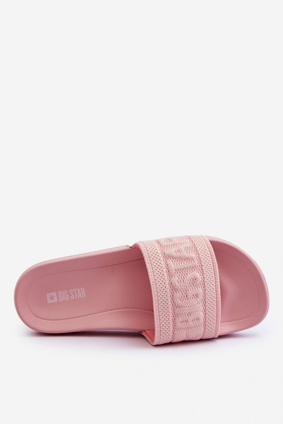 Women's Fashionable Big Star Slippers LL274A157 Light pink