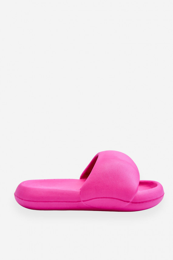 Women's Lightweight Foam Platform Slippers Fuchsia Milton