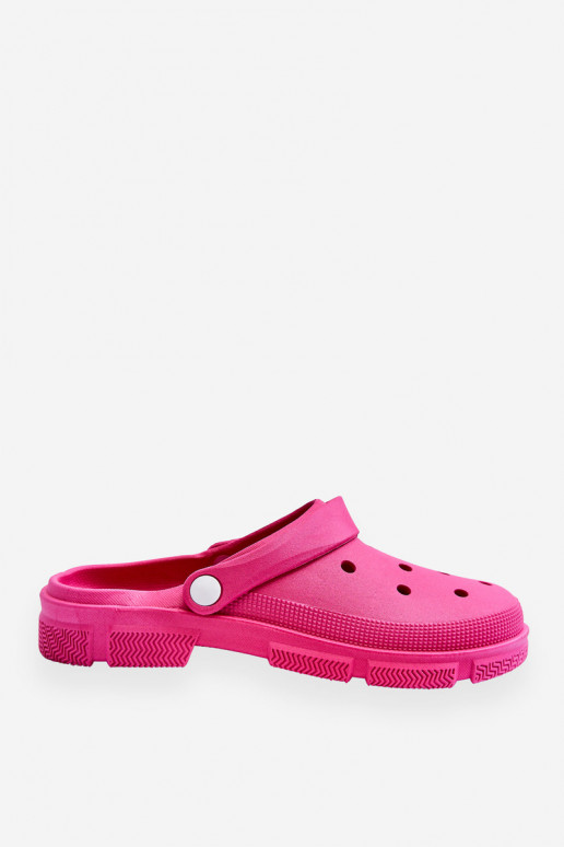 Women's Rubber Crocs Fuchsia Rabios