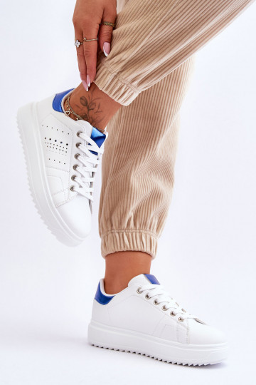 Women's Sport Shoes Blue and White Be First! 2
