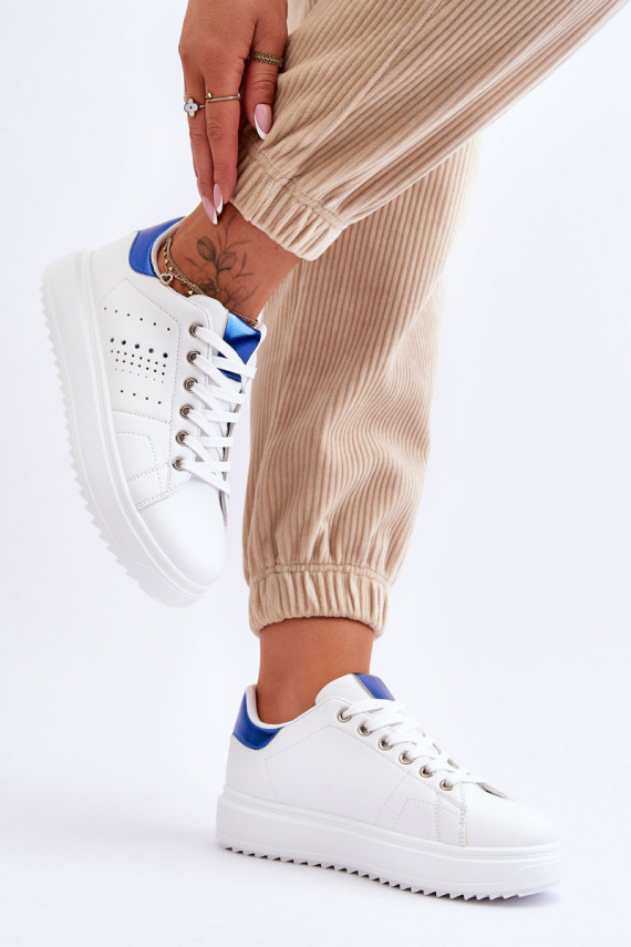 Women's Sport Shoes Blue and White Be First!