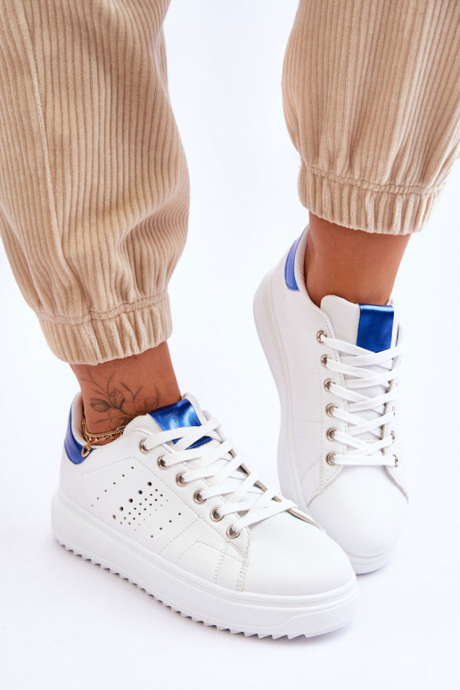 Women's Sport Shoes Blue and White Be First!