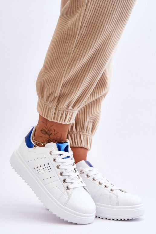 Women's Sport Shoes Blue and White Be First!