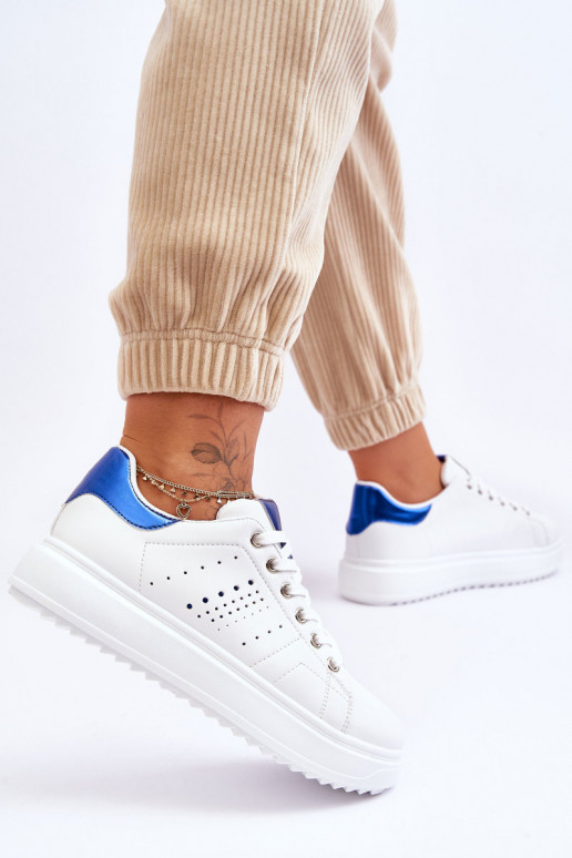 Women's Sport Shoes Blue and White Be First!