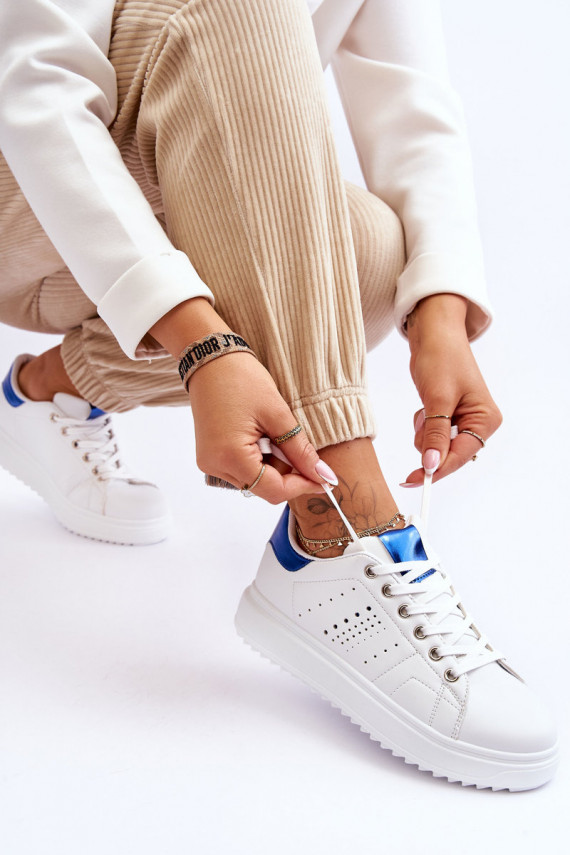 Women's Sport Shoes Blue and White Be First!