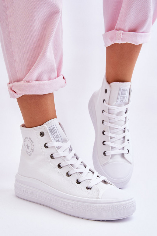 Women's High Sneakers Big Star LL274A183 White