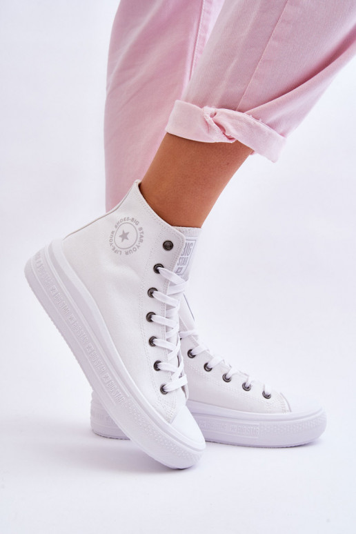 Women's High Sneakers Big Star LL274A183 White
