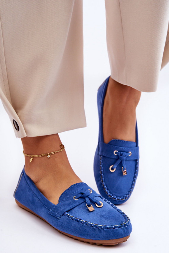 Classic Suede Loafers Blue Good Time