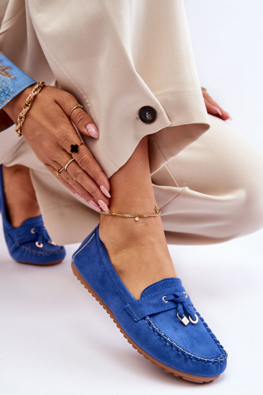 Classic Suede Loafers Blue Good Time