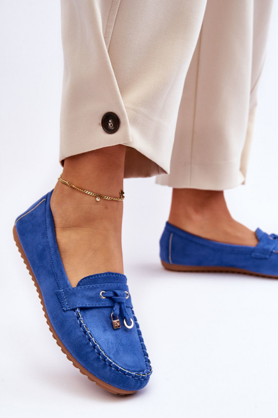 Classic Suede Loafers Blue Good Time